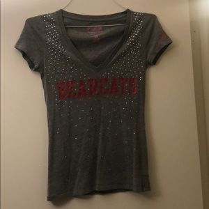 PINK Bearcats V neck